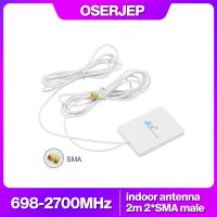 2XSMA  4g Lte Pannel Indoor Antenna 3g 4g Router Anetnna + 2M 3M 5M Connector Cable For Huawei 3g 4g Lte Router Modem Medicine  First Aid Storage