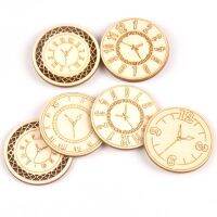 【YF】☇  8pcs Mixed roundness clock Pattern Scrapbooking decoration for Accessory Sewing Decoration m2144