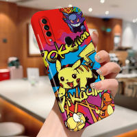 เคสพร้อมสำหรับ OPPO A31 2020 Pokémn Pikacu ดีไซน์แบบ All-Inclusive กรณีโทรศัพท์ฟิล์มฝาครอบตัวป้องกันกล้องแบบเต็มรูปแบบ