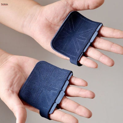 ถุงมือออกกำลังกายจับกระชับมือ4ห่วงนิ้วแผ่นปกป้องสำหรับยกน้ำหนักแบบไขว้ฝึกการฝึกยกน้ำหนัก Yan Baobao