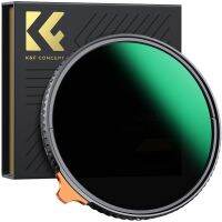 K &amp; F แนวคิด Nano-X ตัวกรอง ND2-N400 ND 49-82มม. ปรับความหนาแน่นเป็นกลางเลนส์กล้องถ่ายรูปกรองกันน้ำเคลือบ28ชั้น