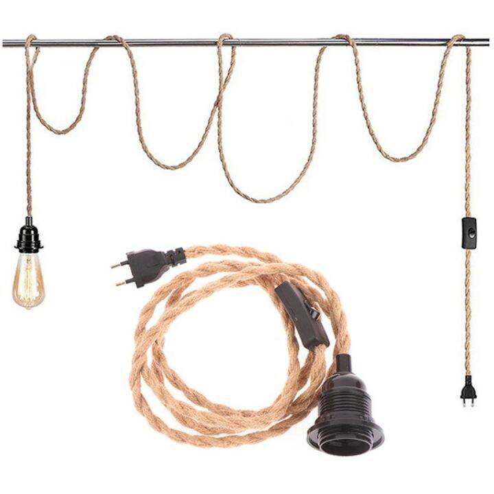 MUQFG Hanging Industrial Style Button Switch Rope Line Restaurant ...