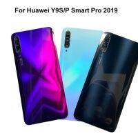 เคสฝาหลังกระจกสำหรับ Y9S ฝาหลังปิดโทรศัพท์มีกาวสำหรับติดกล้อง P Smart Pro 2019 STK-L21 STK-L22 LX3