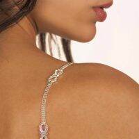 【YF】 XSBODY 1PCS Infinite Heart Shoulder Strap for Bra Women Rhinestone Accessories Festival Clothing New Body Jewelry Lingerie Chest