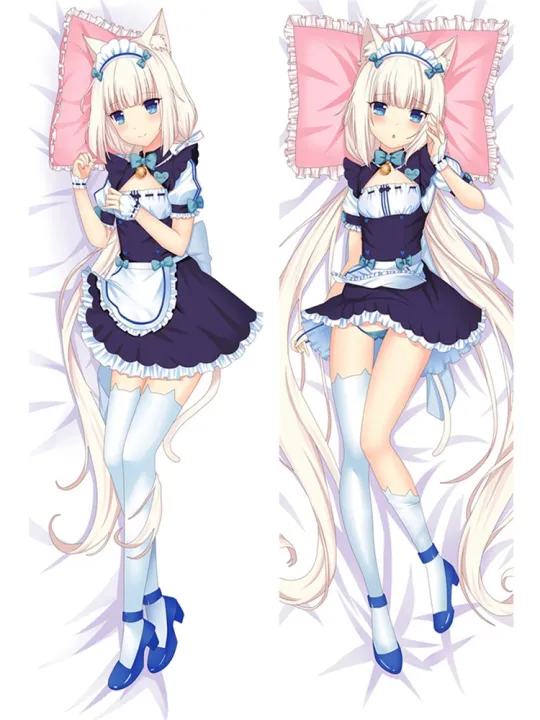 hot】 Japanese Anime Pillowcases NEKOPARA Chocolat vanilla Azuki Coconut  Maple Cinnamon Dakimakura Body Hugging Body Pillow Cover Case | Lazada PH