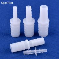 5~200pcs 4~12mm To 2.4~9mm White PE Pagoda Reducing Direct Connectors Aquarium Tank Air Pump Adapter Micro Irrigation Hose Joint Watering Systems Gard