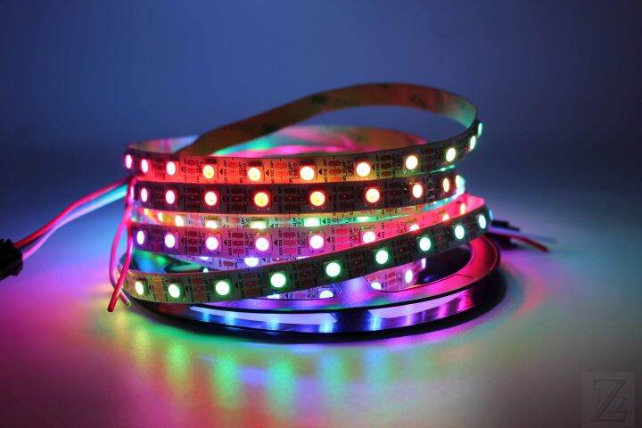 addressable-dc5v-white-black-pcb-1235m-ws2812b-pixel-led-strip-5mm-5050-rgb-60ledsm-ws2812-digital-light-sk6812-dream-color