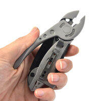 Multifunctional 9 In 1 Keychain Plier Screwdriver Pocket Tools Outdoor Camping Multi-purpose Pliers and Wrench