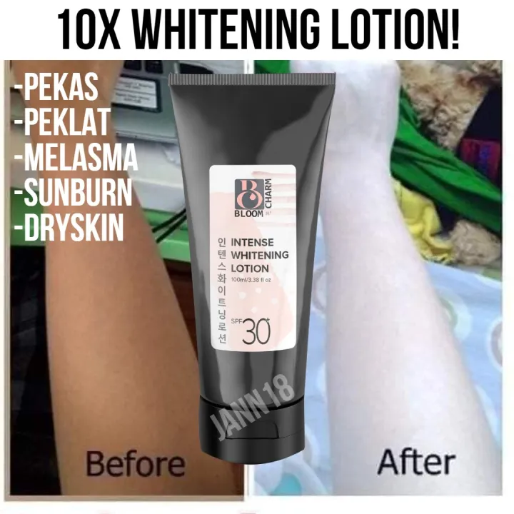SALE NOW! BLOOM N CHARM INTENSE WHITENING LOTION WITH SPF 30{WHTIENING