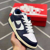 【hot】-SB Du n k Low“Navy Blue” Navy Blue Buckle Broken High Quality Low-Top Mens and Womens Same Casual Sneakers