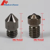 เหล็กกล้าหัวฉีดเหล็กกล้าสำหรับ MK8 / CR10 / V6 / V5/M6เครื่องอัดรีดเกลียว Hotend 1.75มม. ไส้หลอดเครื่องพิมพ์3D Reprap