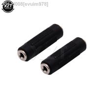 1pc/2pcs 3.5 mm Female to 3.5mm Female Jack Stereo Coupler Audio Adapter Nickel-plated Extender Connector