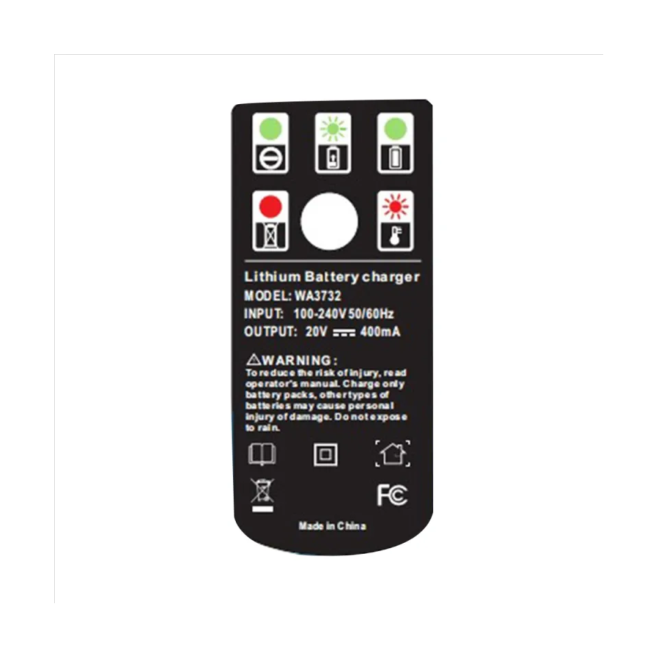 WA3732 Charger WA3742 20V Battery Charger for Worx 20V Lithium