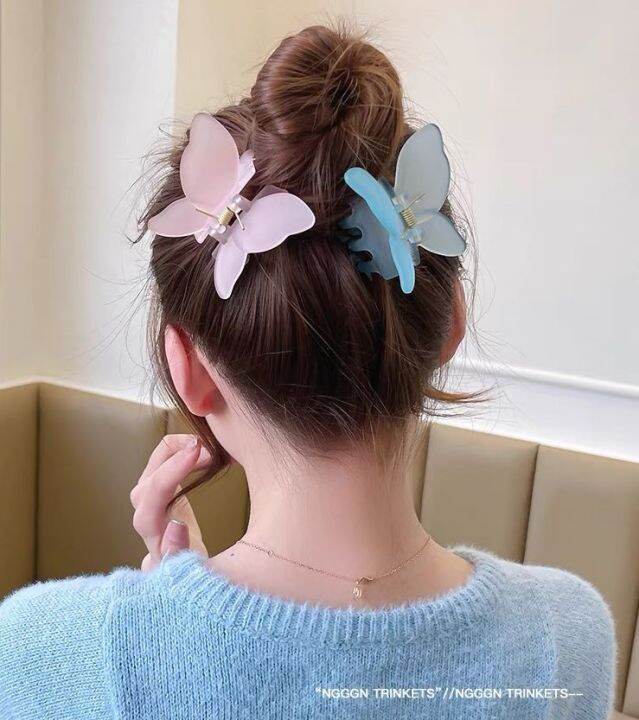 Crystal Butterfly Hair Clamp Fashion Grab Hair Clip Lazada Ph Crystal Butterfly Hair Clamp Fashion Grab Hair Clip Lazada Ph