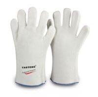 new 300 degrees heat resistant gloves White Large size kitchen barbecue bake oven welding Anti-scald gloves