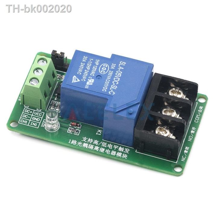 one-1-channel-relay-module-30a-with-optocoupler-isolation-5v-12v-24v-supports-high-and-low-triger-trigger