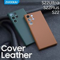 ZUOKEAI Original For Samsung Galaxy S22 Ultra S23 Ultra S21 Case High Quality Leather Cover S22 Premium Full Protect Protector