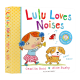 Lulu love noises Lulu love sound childrens Enlightenment picture cardboard flip book Lulu series cognitive books