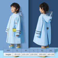 Free Shipping Cute Children Raincoat Boys Girls Waterproof Jumpsuit Hooded Nordic Wind Cartoon Kids Rainwear and Pants