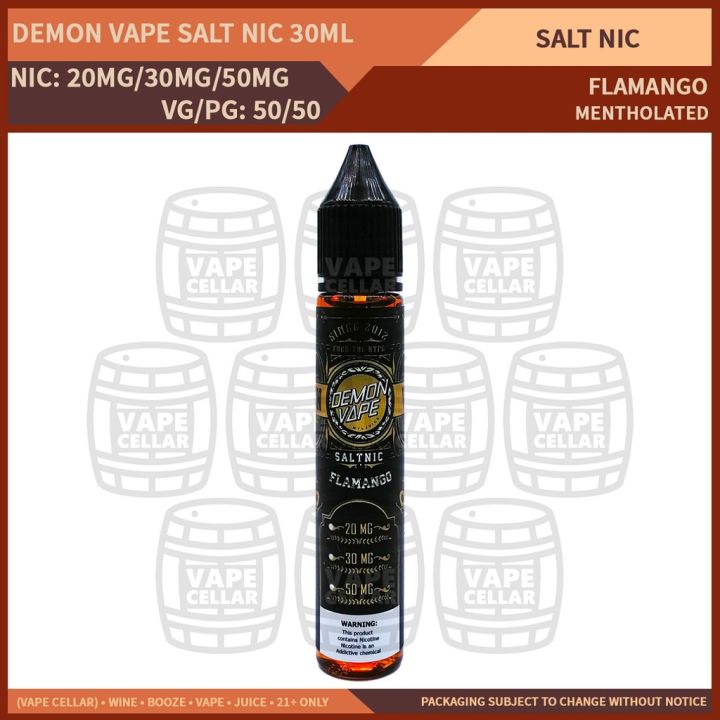 Demon Vape Salt Nic 30ML Flamango (20 MG 30 MG 50 MG) [ 002] [YZMB1018 ...