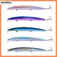 WENKEN เหมือนจริง เทียม ขนาดใหญ่ เบสตะขอ Minnow Lure เหยื่อตกปลา Swimbaits ฮาร์ดเหยื่อ