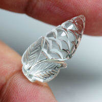 10 ct ไวท์ โทแพส แกะสลักข้าวโพด (White Topaz Corn Carving)