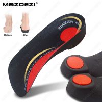 【YF】 MAZOEZI Flat Feet Insoles Orthotics Arch Support 3/4 Severe Inserts Orthopedic Shoes Soles Heel Pain Plantar Fasciitis Men Woman