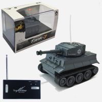 Remote Control Tank WWII German Tiger USSR T-34 Simulation Mini Tank Wireless Control RC Car Children Electronic Toy Hot Selling