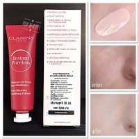 Clarins Instant Poreless Pore Blurring Matifying Primer 20ml. คลาแรงส์ ไพรเมอร์สูตรแมตต์ เบลอรูขุมขน ผิวชุ่มชื้น เมคอัพติดทนนาน สีไม่เพี้ยน ไม่ดรอประหว่างวัน