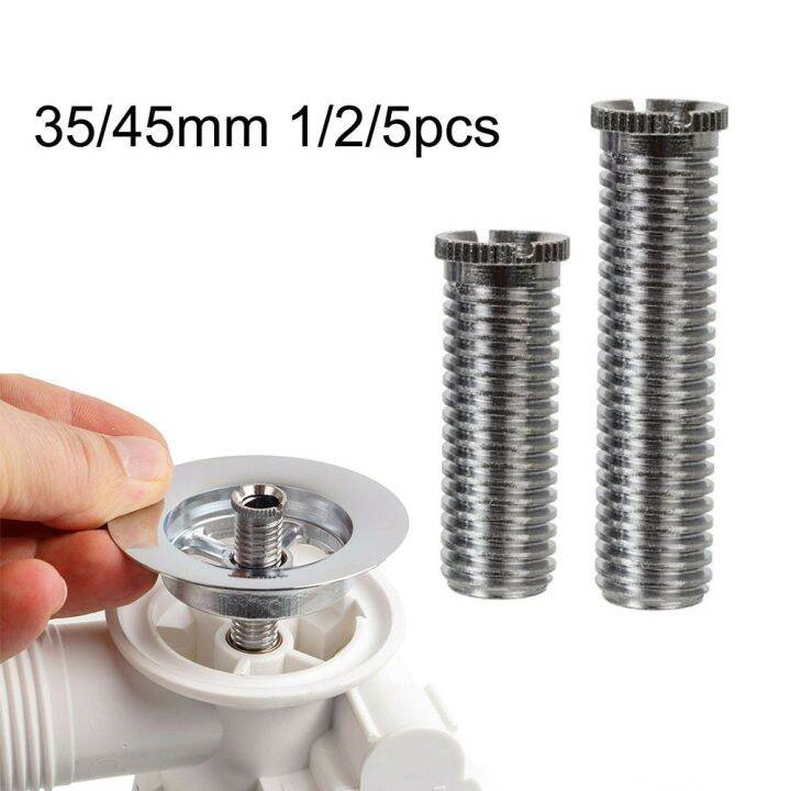 Strainer Screw Stainless Steel Sink Bolts Center Hole Screws 35mm/45mm