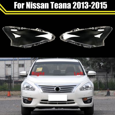 เคสไฟหน้ารถยนต์สำหรับ Nissan Teana 2013 2015 2014ฝาครอบไฟหน้ารถเปลือกไฟตกแต่งสวนฝาครอบเลนส์แก้วโป๊ะไฟ