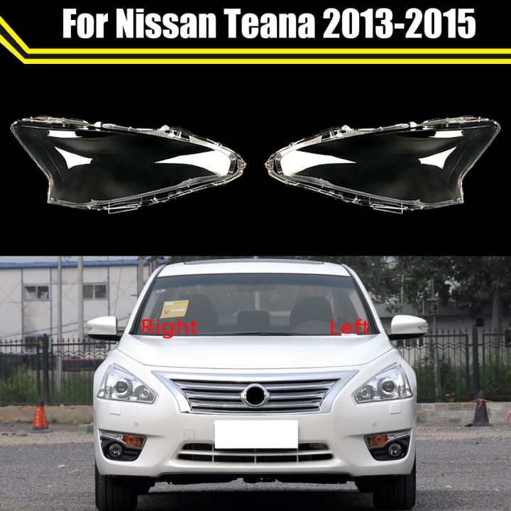 เคสไฟหน้ารถยนต์สำหรับ-nissan-teana-2013-2015-2014ฝาครอบไฟหน้ารถเปลือกไฟตกแต่งสวนฝาครอบเลนส์แก้วโป๊ะไฟ