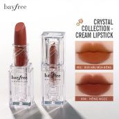 Bayfree Crystal Collection Cream Lipstick 5 màu Matte Lâu trôi