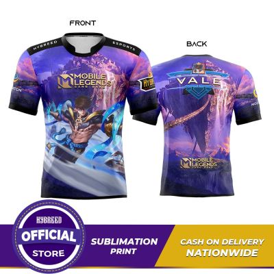 VALE CERULEAN WINDS Mobile Legends Full Sublimation Tshirt Premium Quality