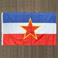 xvggdg   custom flag 90*150cm   Yugoslavia Flag with custom gift hobby banner 100% polyester digital print banner  Power Points  Switches Savers