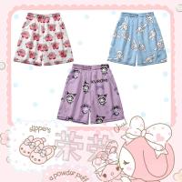 ☽▫ Kuromi Star Kirby Shorts Mens Summer Loose Large Size Quick-Drying Couple Five-Point Beach Pants Cinnamon Dog Pajama Pants