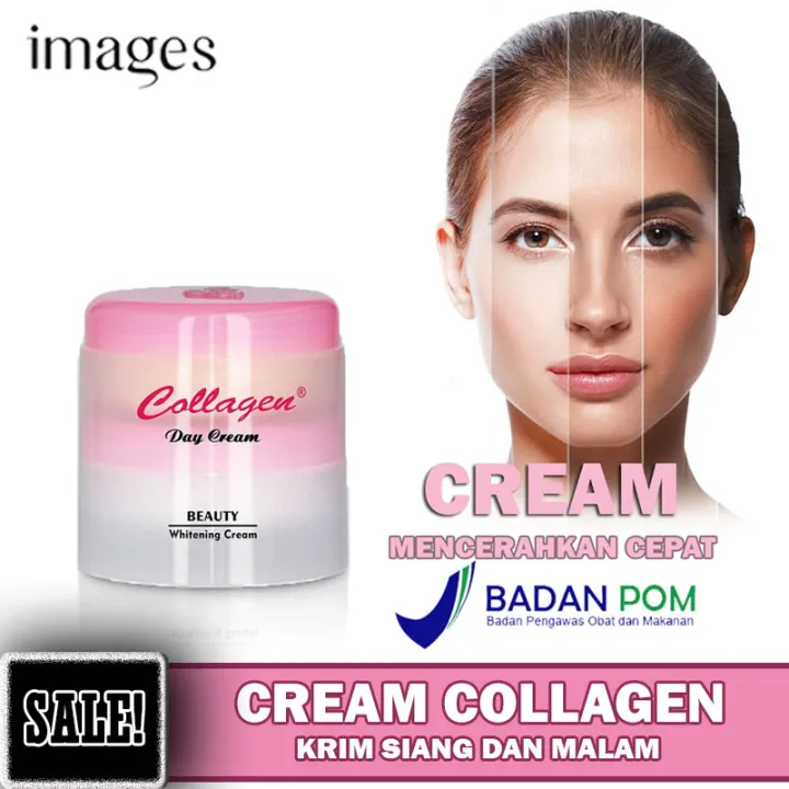 Cream Collagen Isi 2 Krim Siang Dan Malam BPOM - Krim Collagen Plus Vit ...