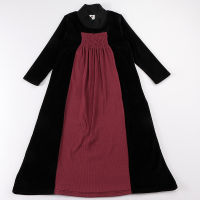 Girls dress long sleeves kids clothes velour ribbed winter girl dresses children clothing black kids winter long dress high neck