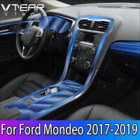 Vtear สำหรับฟอร์ด Mondeo LHD หรือ RHD ยานยนต์ TPU ใสฟิล์มป้องกันรอยขีดข่วนพวงมาลัยฟิล์มป้องกันควบคุมกลางสวมชั้นภายในตัดป้องกันแปลงอุปกรณ์ชิ้นส่วน