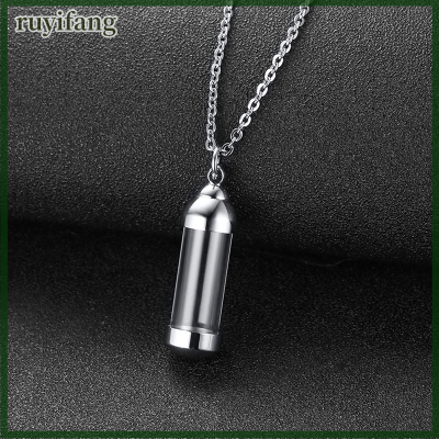 ruyifang Openable Glass Vial สร้อยคอจี้อนุสรณ์เถ้าขวด cremation PET Jewelry