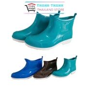 Ủng đi mưa làm vườn thái lan Passat No - 808, bốt bảo hộ cổ thấp, nhựa mềm