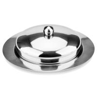 Stainless Steel Butter Dish Cheese Tray with Lid Kitchen Accessories