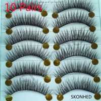 YOKE Glam เป็นธรรมชาติ ปุย ฮันมเดดบริสุทธิ์ หนายาว ขนตาปลอม 3D Faux Mink Hair เครื่องมือต่อขนตา