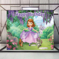 Dance Girl Birthday Backdrop Princess Girls Birthday Party Decoration Baby Shower Sofia Photography Background For Photo Studio