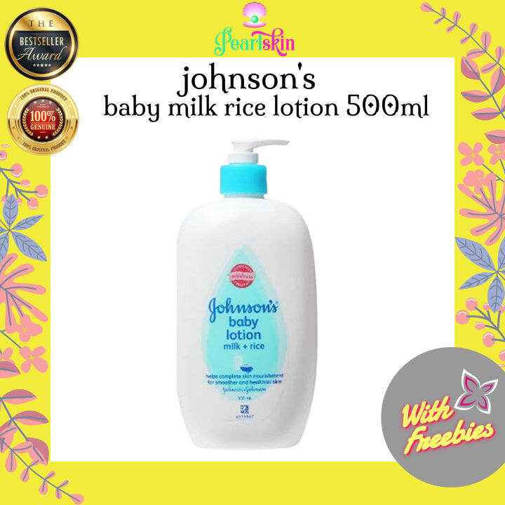 Johnson's Baby Milk + Rice Lotion 500ml Lazada PH