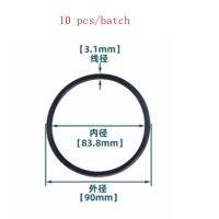 10ชิ้น/ชุดชิ้นส่วนกรองน้ำซีลยาง90X3.1สำหรับตัวกรองมาตรฐาน10นิ้ว Housing