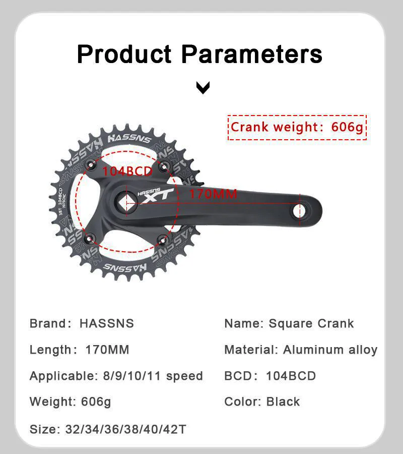 xt crankset 11 speed