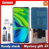 Salmatt จอ AMOLED ของแท้สำหรับ Xiaomi Mi Note 10 /Mi Note 10 Lite อะไหล่หน้าจอสัมผัสและดิจิไทเซอร์สำหรับ Xiaomi Mi CC9 Pro/mi Note 10 Pro