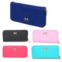 Fashion Korean Cute Bowknot Purse Solid Wearable Wallet for Women