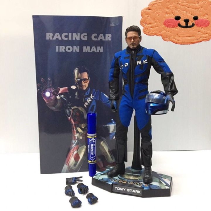 สินค้าขายดี-โมเดลฟิกเกอร์ไอรอนแมนracingcarironmanเกรดa-ของเล่น-ของสะสม-โมเดล-kid-toy-model-figure